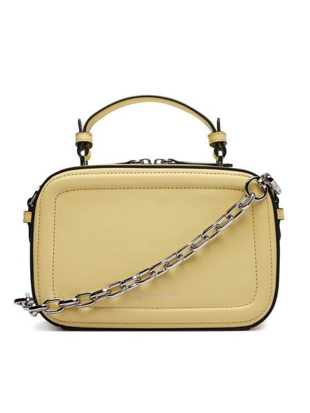 KARL LAGERFELD Torebka B1W30269 Żółty. Żółte listonoszki damskie Karl Lagerfeld, bez wzorów, ze skóry, bez dodatków. Za 1,299.00 zł.