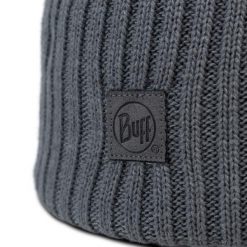 Czapka BUFF KNITTED BEANIE RUTGER IRON. Szare czapki męskie Buff, bez wzorów, z dzianiny. Za 140.25 zł.