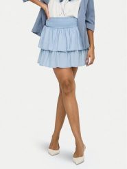 ONLY Spódnica mini Charis 15363983 Niebieski jasny Regular Fit. Niebieskie spódniczki damskie Only, m, bez wzorów, z lyocellu, mini. Za 129.99 zł.
