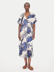Vero Moda Sukienka letnia Vina 10327430 Beżowy Relaxed Fit. Brązowe sukienki damskie Vero Moda, na lato, xl, bez wzorów, z wiskozy, bez kołnierzyka, bez ramiączek. Za 199.99 zł.
