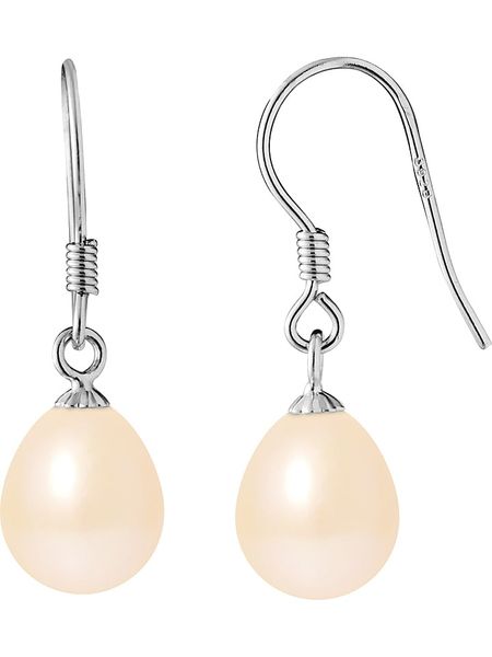 Pearline Srebrne kolczyki z perłami rozmiar: onesize. Różowe kolczyki damskie Pearline, z perłą, srebrne, z zapięciem typu bigiel. Za 173.99 zł.