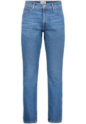 WRANGLER TEXAS SLIM MĘSKIE SPODNIE JEANSOWE BANGING W12SHN58Q 112142830. Spodnie materiałowe męskie Wrangler, bez wzorów, z jeansu. Za 229.99 zł.