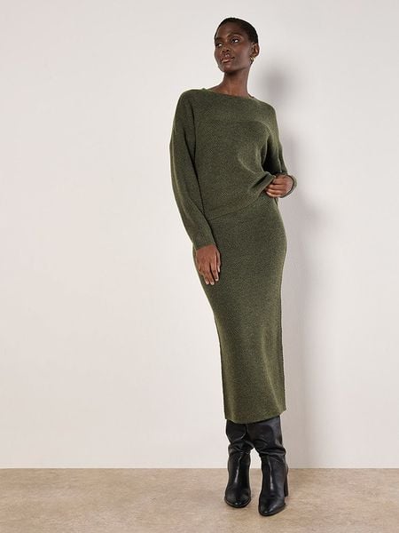 Apricot Sweter w kolorze khaki rozmiar: L. Brązowe swetry klasyczne damskie Apricot, l, bez kołnierzyka. Za 122.67 zł.