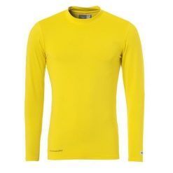 Podkoszulka z długim rękawem Uhlsport Distinction. Żółte bielizna termoaktywna męska UHLSPORT, bez wzorów. Za 163.50 zł.