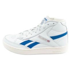 Buty Reebok Club Forum HR0670 białe. Białe buty sportowe na co dzień męskie ze skóry ekologicznej, bez zapięcia, Reebok Club. Za 365.58 zł.