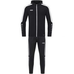 Dres z kapturem Jako Power. Czarne szorty męskie Jako, bez wzorów, z dresówki, sportowe. Za 398.45 zł.