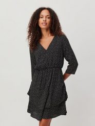 LeGer Sukienka "Mara" w kolorze czarnym rozmiar: 40. Czarne sukienki damskie LeGer, bez wzorów, bez kołnierzyka, bez ramiączek, mini. Za 100.99 zł.