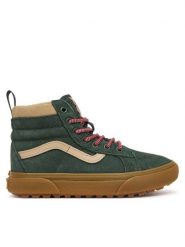 Vans Sneakersy SK8 Hi Insulated VN000V91TD81 Zielony ciemny. Zielone buty sportowe chłopięce Vans, bez zapięcia. Za 399.99 zł.
