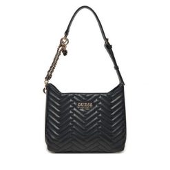 Torebka Guess. Czarne torebki klasyczne damskie Guess, z aplikacjami, bez dodatków. Za 599.99 zł.