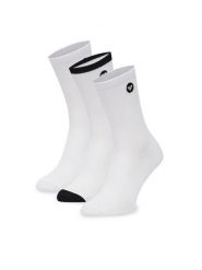 Roxy Skarpety długie AS_ROXY_02W_SS25 (3-PACK) Biały. Białe skarpetki damskie Roxy, bez wzorów, z bawełny. Za 39.99 zł.