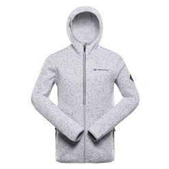 Bluza męska polarowa z kapturem Alpine Pro Zeg 2. Szare bluzy z kapturem męskie Alpine Pro, m, z polaru. W wyprzedaży za 369.00 zł.