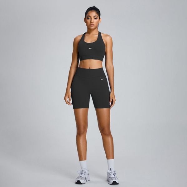 Szorty Low Sculpt Scrunch - Czarny. Czarne spodenki sportowe damskie JOY STUDIO, xs, z materiału, na fitness i siłownię. Za 168.00 zł.