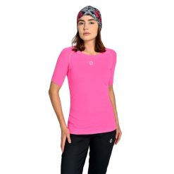 Koszulka z krótkim rękawem sportowa damska Nessi Sportswear Ultra. Czerwone bluzki sportowe damskie NESSI SPORTSWEAR, s, bez wzorów, bez ramiączek. Za 299.00 zł.