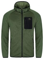Męski sweter sportowy Loap Molt zielony. Zielone kardigany męskie ÀLG, na jesień, m, bez wzorów, z elastanu, sportowe, bez kołnierzyka. Za 167.99 zł.