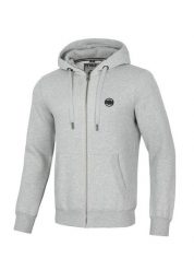 Bluza męska Pitbull rozpinana z kapturem Hilltop 22. Szare bluzy sportowe męskie PITBULL, m, z bawełny. Za 269.00 zł.