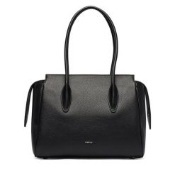 Torebka Furla. Czarne torebki klasyczne damskie Furla, bez wzorów, bez dodatków. Za 1,839.00 zł.