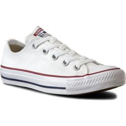 Trampki CONVERSE - All Star Ox M7652C Optical White. Białe trampki i tenisówki męskie Converse, bez wzorów, z gumy, bez zapięcia. W wyprzedaży za 249.00 zł.