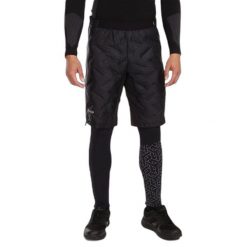 Spodnie narciarskie Kilpi Fancy. Czarne szorty męskie Kilpi, bez wzorów, z materiału, sportowe. Za 215.49 zł.