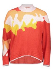 ESPRIT Sweter w kolorze czerwonym rozmiar: XXL. Czerwone golfy damskie Esprit, xxl, bez wzorów, z wełny, bez ramiączek. Za 105.38 zł.