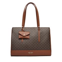 Torebka Nine West. Brązowe torebki klasyczne damskie Nine West, bez wzorów, bez dodatków. Za 289.99 zł.