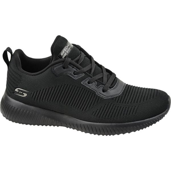 Trampki Skechers Bobs Squad Tough Talk, Czarny, Kobiety. Czarne trampki i tenisówki damskie Skechers, bez wzorów. Za 273.00 zł.