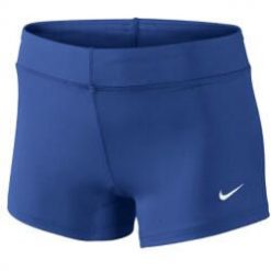 Szorty damskie Nike Performance. Niebieskie szorty damskie Nike, bez wzorów, sportowe. Za 254.00 zł.