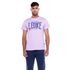 T-shirt męski z efektem sprania plaży. Czerwone t-shirty męskie LEONE 1947 APPAREL, m, bez wzorów, bez kołnierzyka. Za 96.83 zł.