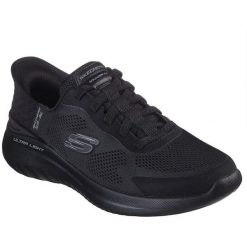 Buty sportowe męskie Skechers Bounder 2.0 Emerge. Czarne buty sportowe na co dzień męskie Skechers, z materiału, bez zapięcia, trekkingowe. Za 399.99 zł.