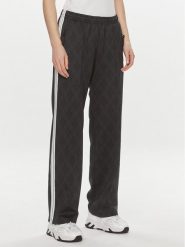Replay Spodnie dresowe W8115.000.74934 Czarny Regular Fit. Czarne spodnie dresowe damskie Replay, xl, bez wzorów, z dresówki. Za 419.99 zł.
