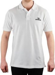 Bawełniana koszulka polo pique Tee Jays Heavy. Białe koszulki polo męskie SKATEPRO, l, bez wzorów, z bawełny, bez ramiączek. Za 112.15 zł.