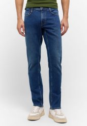 MUSTANG OREGON SLIM MĘSKIE SPODNIE JEANSOWE JEANSY DŻINSY DENIM BLUE 1015505 5000 800. Niebieskie jeansy męskie Mustang. Za 249.99 zł.