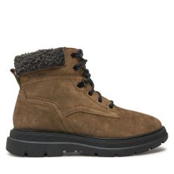 Trapery s.Oliver. Brązowe buty zimowe męskie S.Oliver, bez zapięcia. Za 309.99 zł.