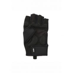 Rękawiczki treningowe Essential z palcami PUMA Black. Czarne rękawiczki damskie Puma, bez wzorów, ze skóry. Za 119.00 zł.