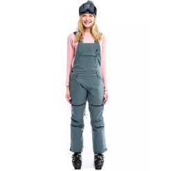 Spodnie narciarskie damskie SAKURA BIB Pants. Zielone spodnie materiałowe damskie Fundango, bez wzorów, z materiału. Za 499.00 zł.