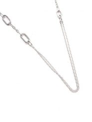 Pandora Srebrny naszyjnik - dł. 45 cm rozmiar: onesize. Szare naszyjniki damskie Pandora, srebrne. Za 353.87 zł.