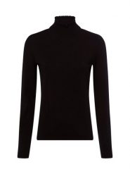 Opus Damski sweter z dzianiny - Polluna Kobiety czarny jednolity, 34. Czarne swetry klasyczne damskie Opus, z dzianiny, bez kołnierzyka. Za 299.95 zł.