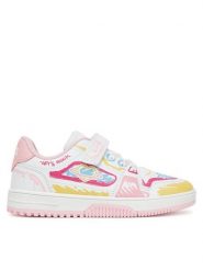 Primigi Sneakersy 7957800 Biały. Białe buty sportowe dziewczęce Primigi, bez wzorów, ze skóry, bez zapięcia. Za 129.99 zł.