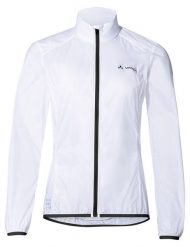 Kurtka rowerowa W Matera Air Jacket. Białe kurtki damskie Vaude, bez wzorów, z materiału, bez kaptura. Za 339.00 zł.
