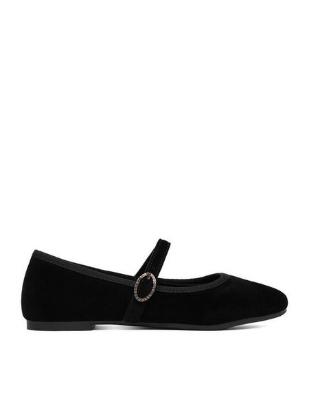 DeeZee Baleriny CEO-CM251226-12 Czarny. Czarne baleriny dziewczęce DeeZee, bez wzorów, z materiału. Za 59.99 zł.