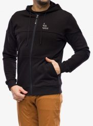 Bluza z kapturem męska Hannah Fezco Hoody. Czarne bluzy z kapturem męskie Hannah, m, z bawełny. Za 175.99 zł.