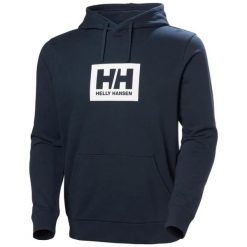 Bluza z kapturem Helly Hansen Box. Niebieskie bluzy z kapturem męskie Helly Hansen, m. Za 350.20 zł.