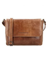 HIDE & STITCHES Skórzana torebka w kolorze jasnobrązowym - 25 x 19 x 7 cm rozmiar: onesize. Brązowe torebki klasyczne damskie HIDE & STITCHES, bez wzorów, z materiału, bez dodatków. Za 217.99 zł.