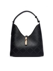 Furla Torebka Goccia M WB01499 BX3947 KH O6000 Czarny. Czarne torebki klasyczne damskie Furla, bez wzorów, ze skóry, bez dodatków. Za 1,389.00 zł.