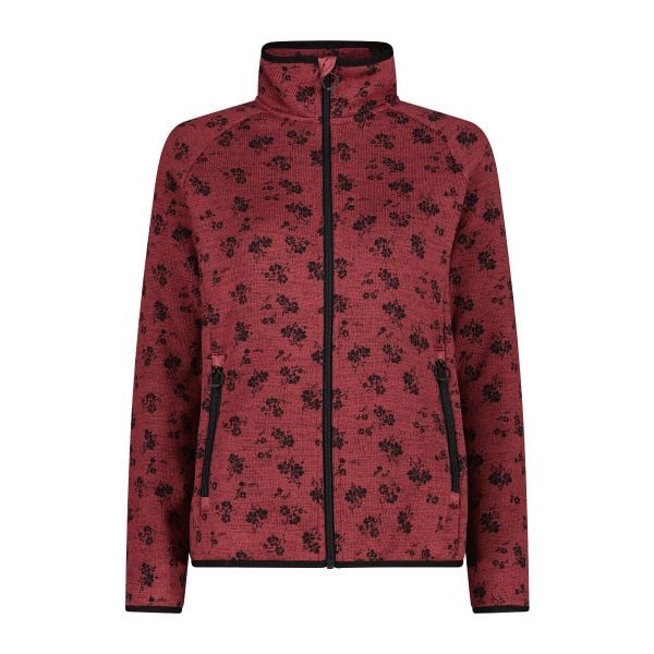 Kurtka polarowa damska z zamkiem CMP. Czerwone kurtki damskie CMP, bez wzorów, z polaru, bez kaptura. Za 340.00 zł.