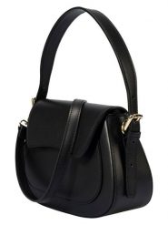 Florence Bags Skórzana torebka "Samac" w kolorze czarnym - 24 x 19 x 9 cm rozmiar: onesize. Czarne torebki klasyczne damskie Florence Bags, bez wzorów, z materiału, bez dodatków. Za 313.24 zł.
