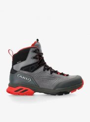 Buty GORE TEX męskie AKU Reactive GTX. Szare buty trekkingowe męskie Aku, z gore-texu, przed kolano, bez zapięcia, trekkingowe, gore-tex. Za 698.49 zł.