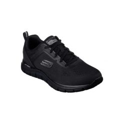 Buty SKECHERS TRACK Czarny. Czarne buty sportowe na co dzień męskie Skechers, z gumy, bez zapięcia. Za 289.99 zł.
