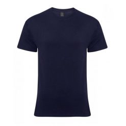 Bawełniana Lekka Koszulka Unisex Dla Dorosłych. Niebieskie bluzki damskie Gildan, m, bez wzorów, z bawełny, sportowe, bez kołnierzyka, bez ramiączek. Za 33.99 zł.