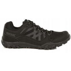Buty trekkingowe męskie Edgepoint III Regatta. Czarne buty trekkingowe męskie Regatta, bez zapięcia, trekkingowe. Za 249.70 zł.