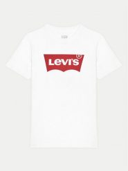 Levi's® T-Shirt 9E8157-001 Biały Regular Fit. Białe t-shirty chłopięce bez wzorów, z bawełny, bez ramiączek. Za 59.99 zł.